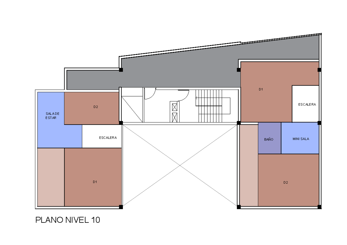 Plano Prueba - Taller de Proyectos Arquitectonicos - ESCALERA D D MINI ...