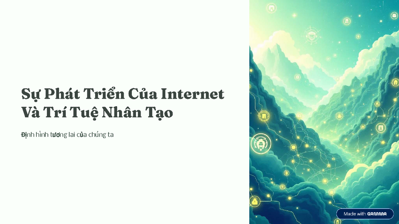 Sự Phát Triển Của Internet Và Trí Tuệ Nhân Tạo: Từ ARPANET Đến Tương ...