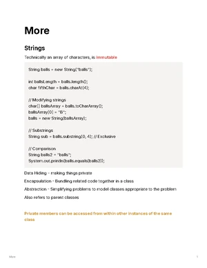 CITS2005 Final Exam: Comprehensive Guide to Java OOP Principles - Studocu