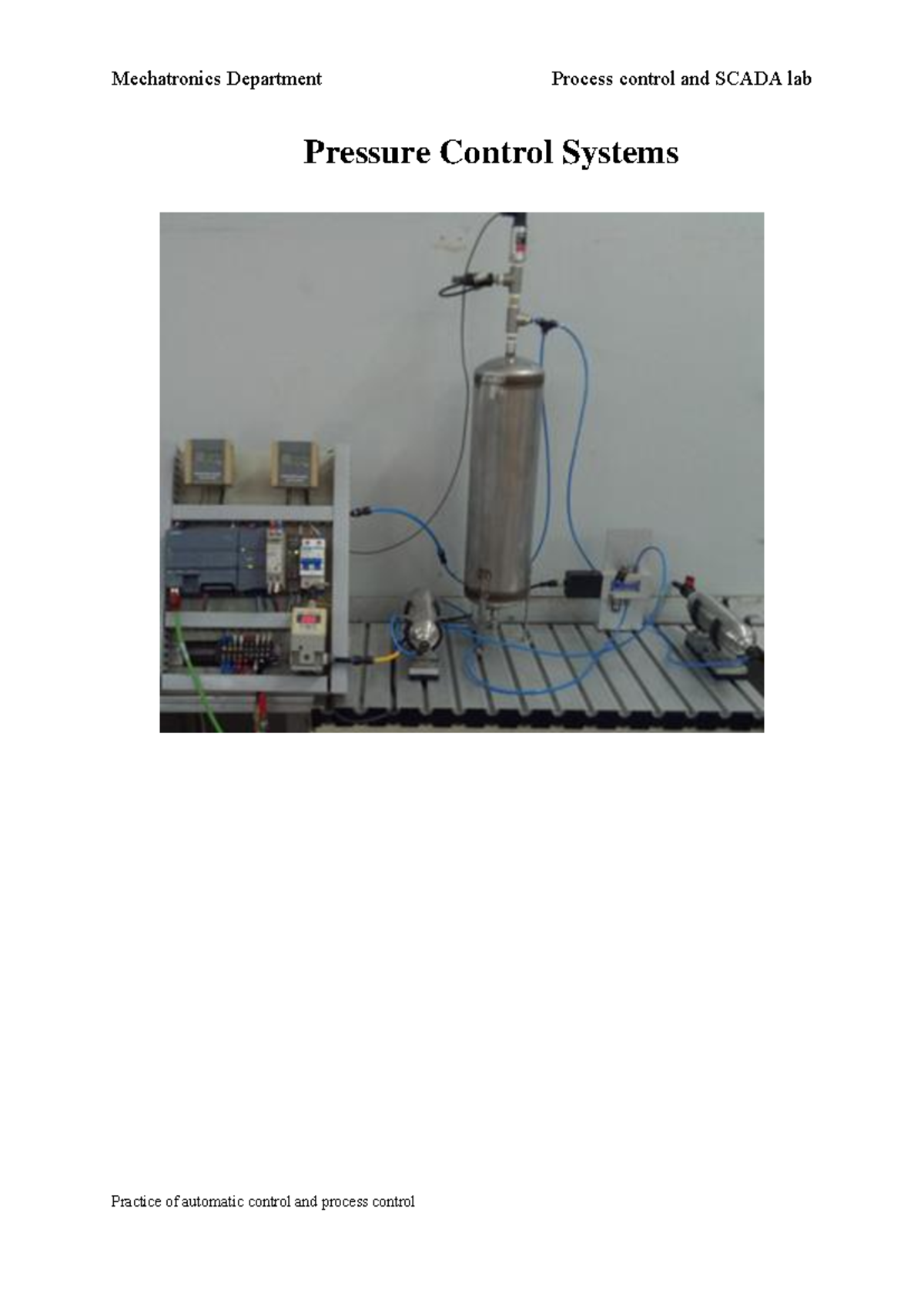 3.Pressure Control System V2 - Practice of automatic control and ...