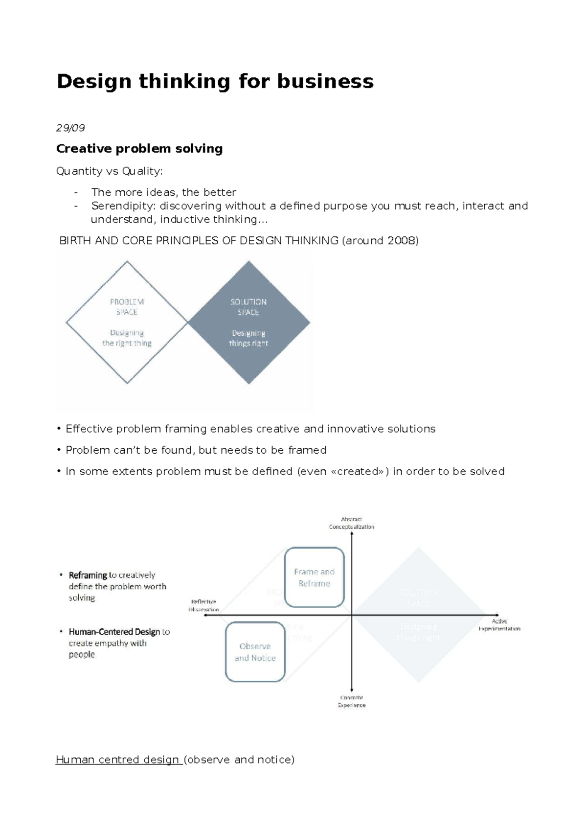 Design Thinking for Business: Creative Problem Solving & Innovation ...