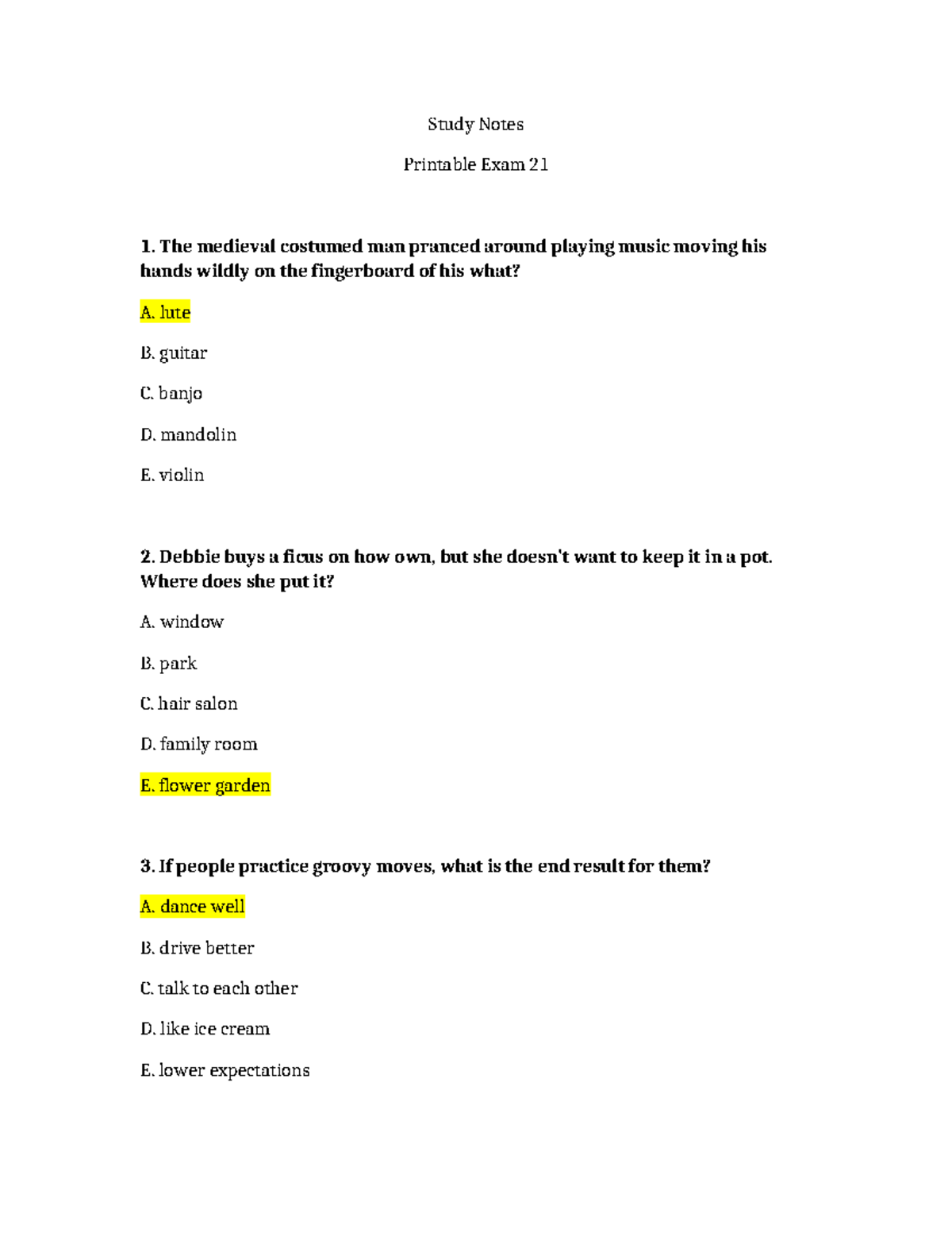 Ultraparallel shrieker miscasted - Study Notes Printable Exam 21 The ...