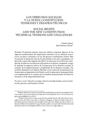 1. Constitución y DD.FF. Gómez (2005 ) 27-38 - te Suprema, en los ...