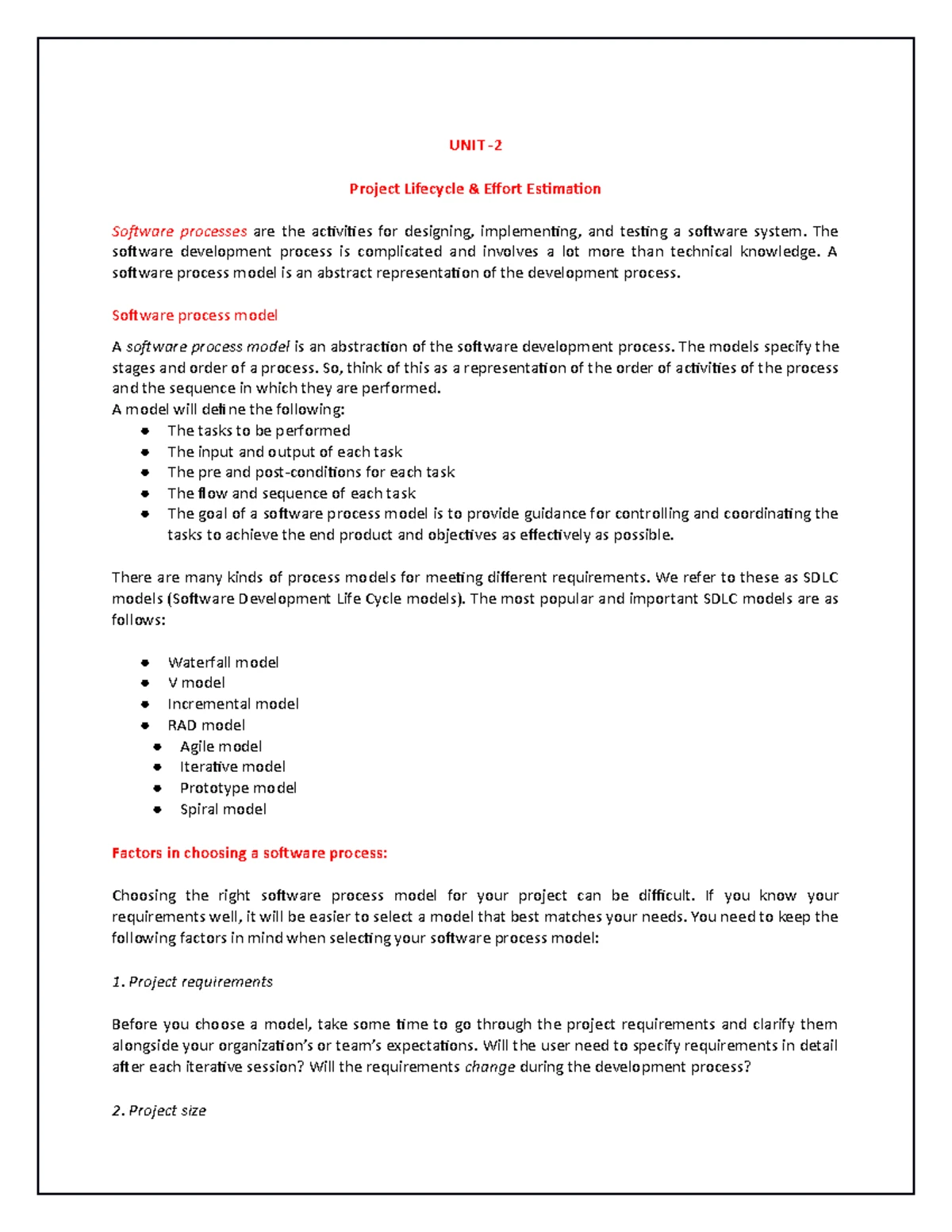 SPM Unit 4 - AKTU NOTES - UNIT-IV Software Project Management (KOE-068 ...