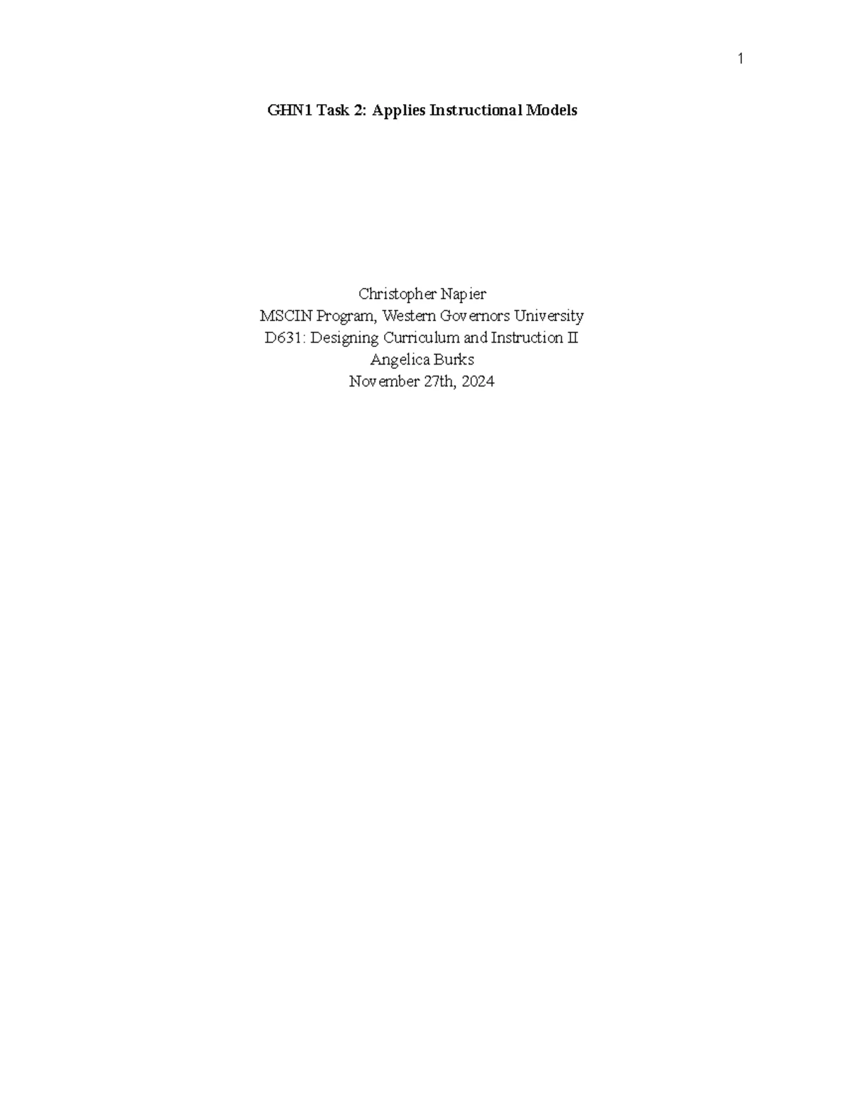 D631 task 4 - implementing iReady math curriculum effectively - Studocu