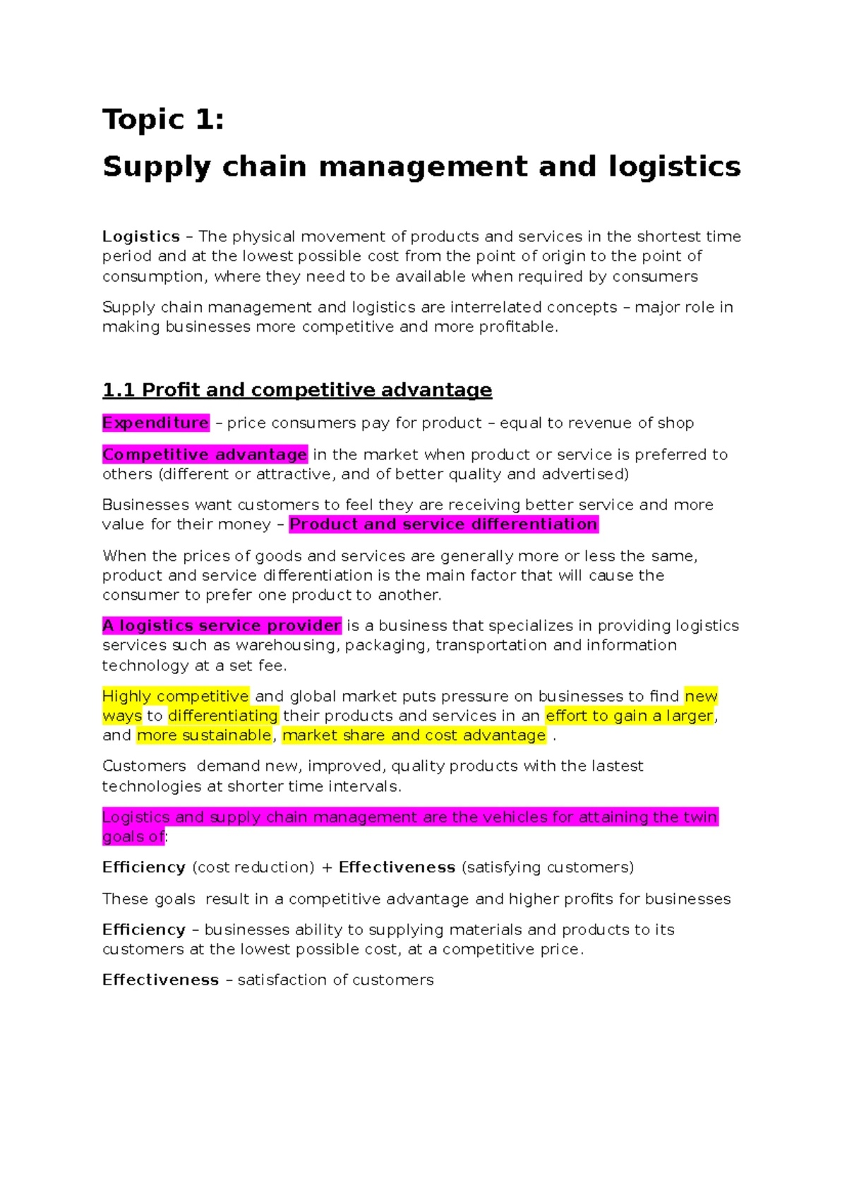 ECON 101: Unit 9 Summary on Wage-Setting & Price-Setting Curves - Studocu
