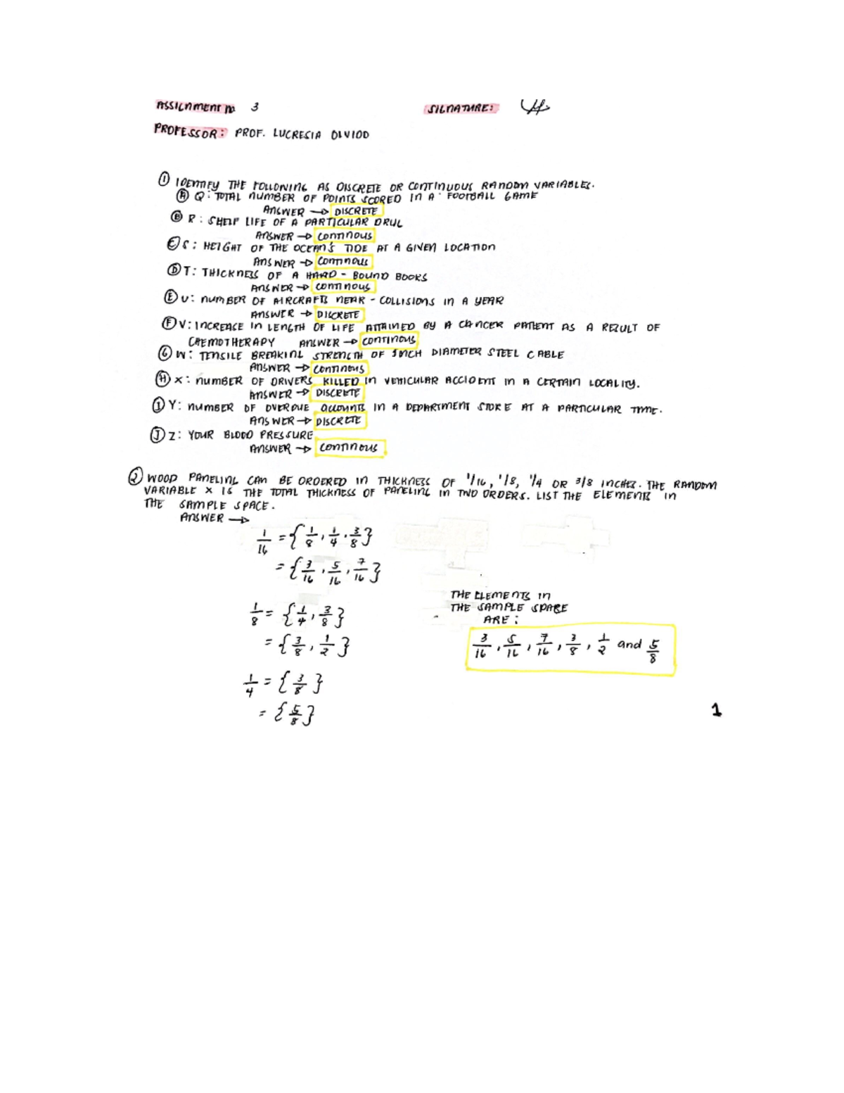 Random Variables & Probability Distributions - Study Notes - Studocu
