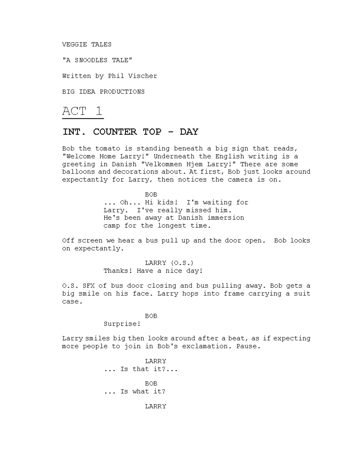 VEG 102: Dr. Jiggle & Mr. Sly - Script Summary & Analysis - Studocu