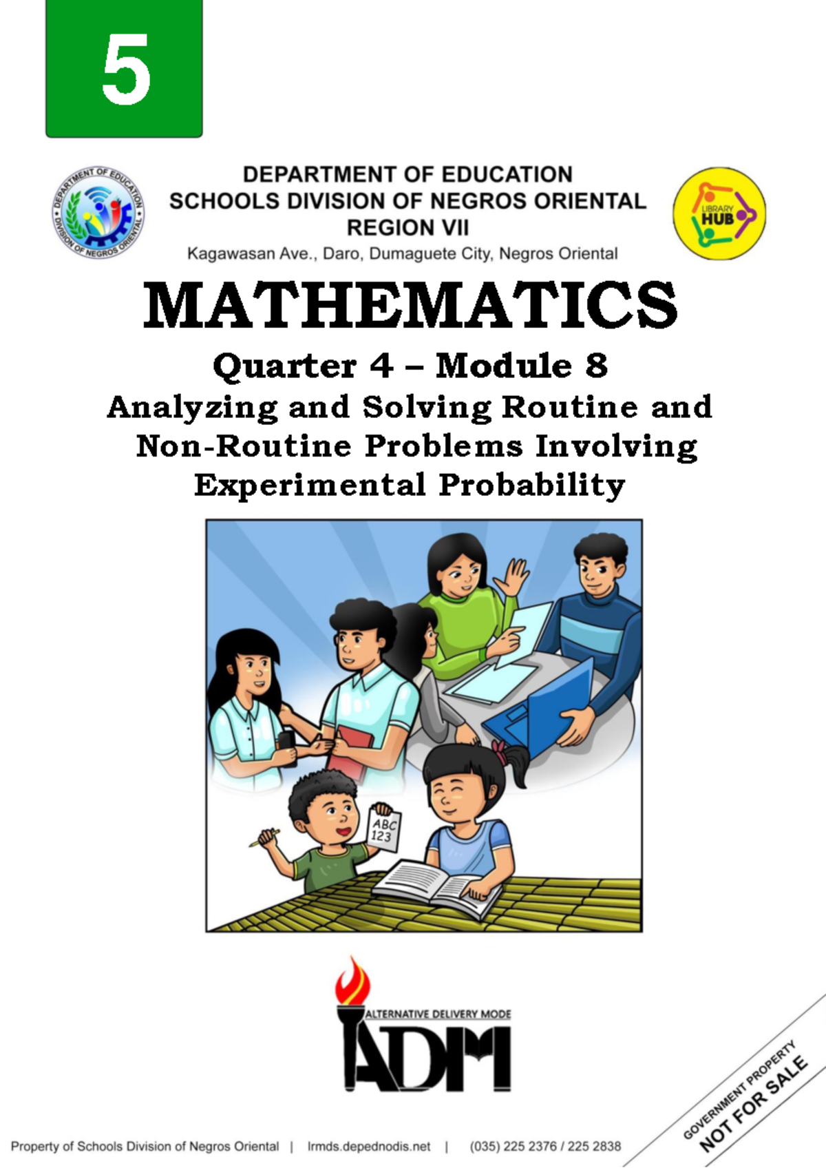 Math 5-Q4-Module-8: Lecture Notes on Experimental Probability - Studocu