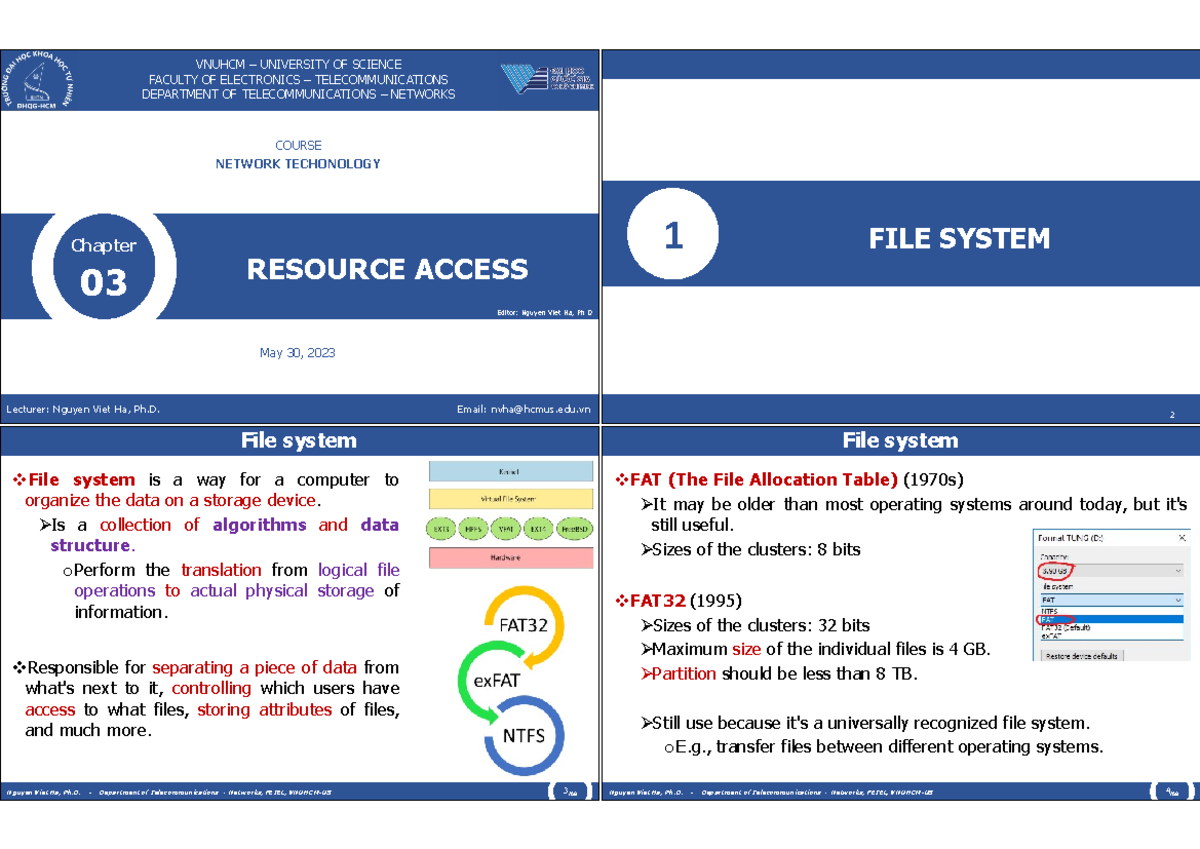Chapter 03 - Resource Access in Network Technology (Course Code: NT ...