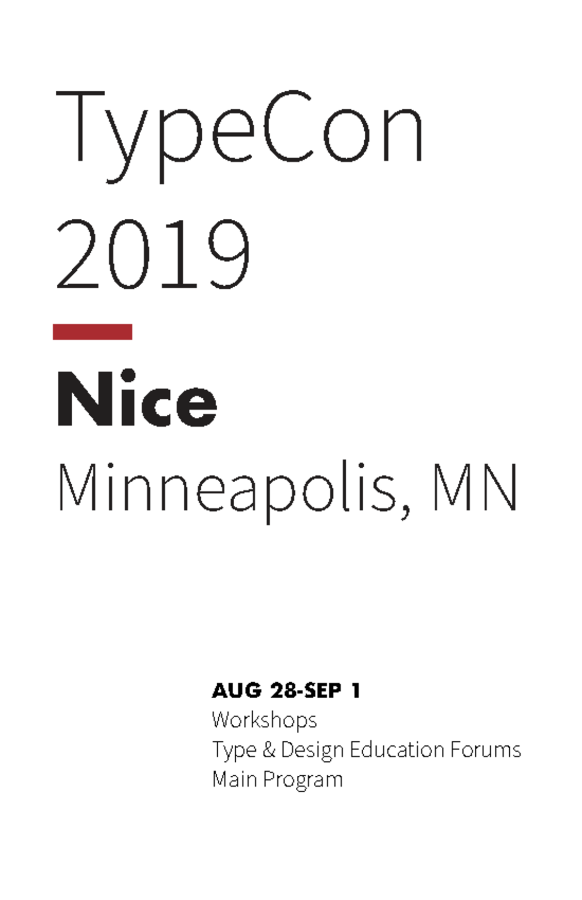 TypeCon 2019: Workshops and Presentations on Type Design Education ...