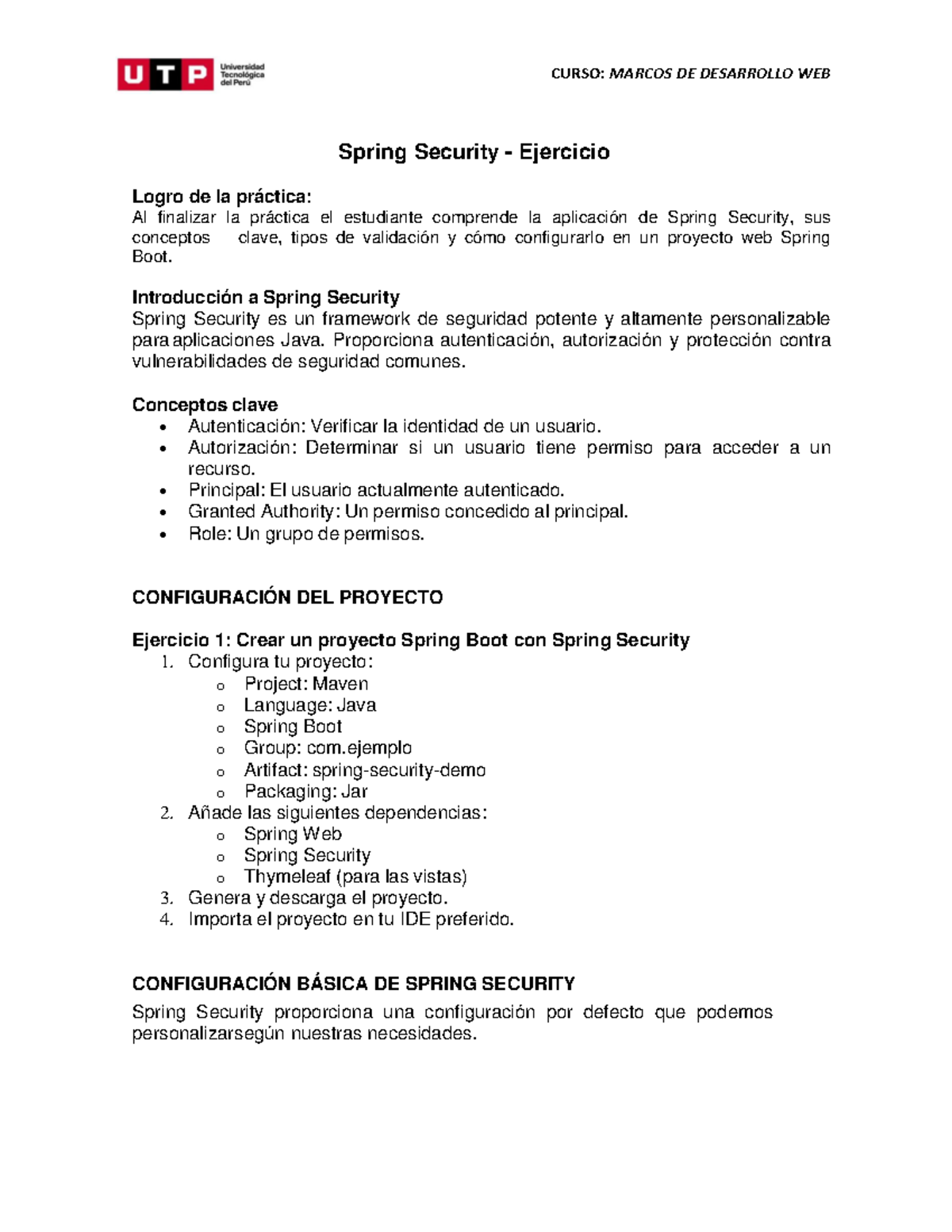 S13 s2 - Spring Security - Guia de practica - CURSO: MARCOS DE ...