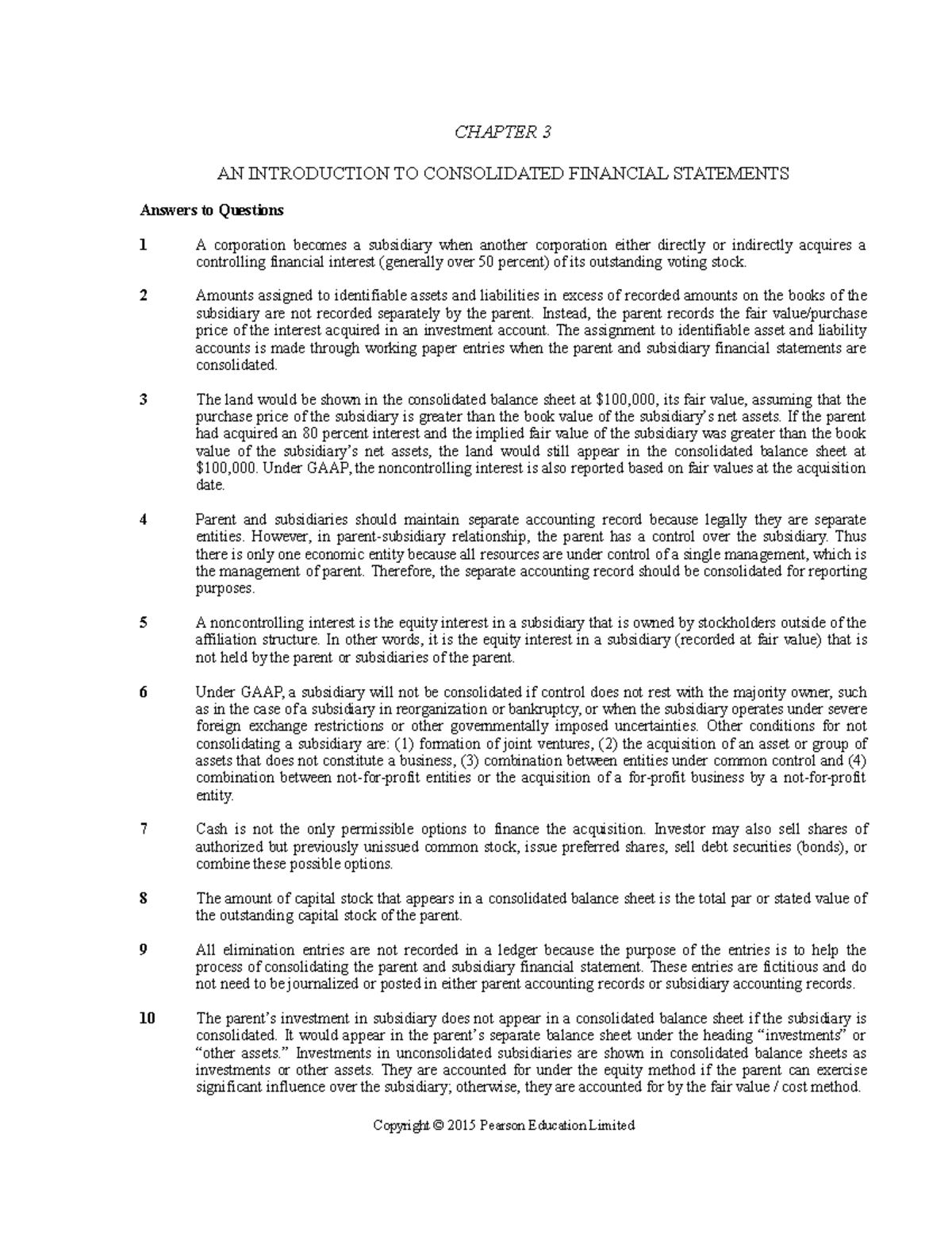 Jawaban Chapter 3 Advanced Accounting Beams Edisi 12 - Akuntansi ...