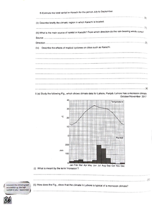 Geography - PMS Past paper - Natural Disasters and Their Impact Natural ...