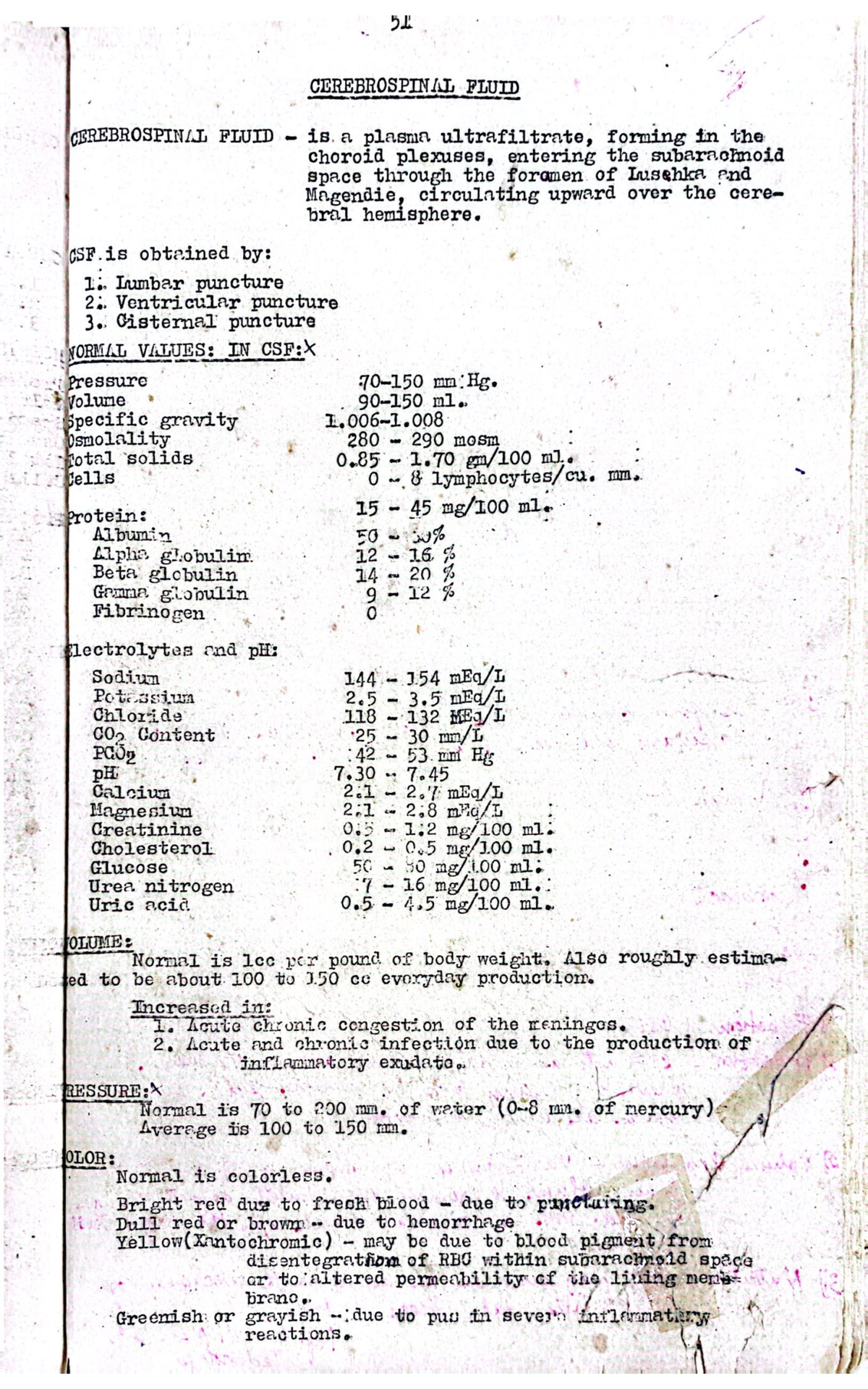 CSF- Other- Reference 202502211103 01871 - 51 CEREBROSPINAL FLUID ...