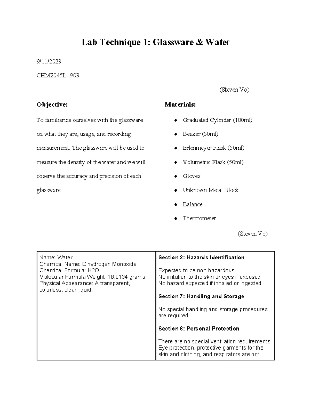 Module 3 Pre-Lab Plan Acid - Base Titration - CHM2045L 007 17 Feb. 2024 ...