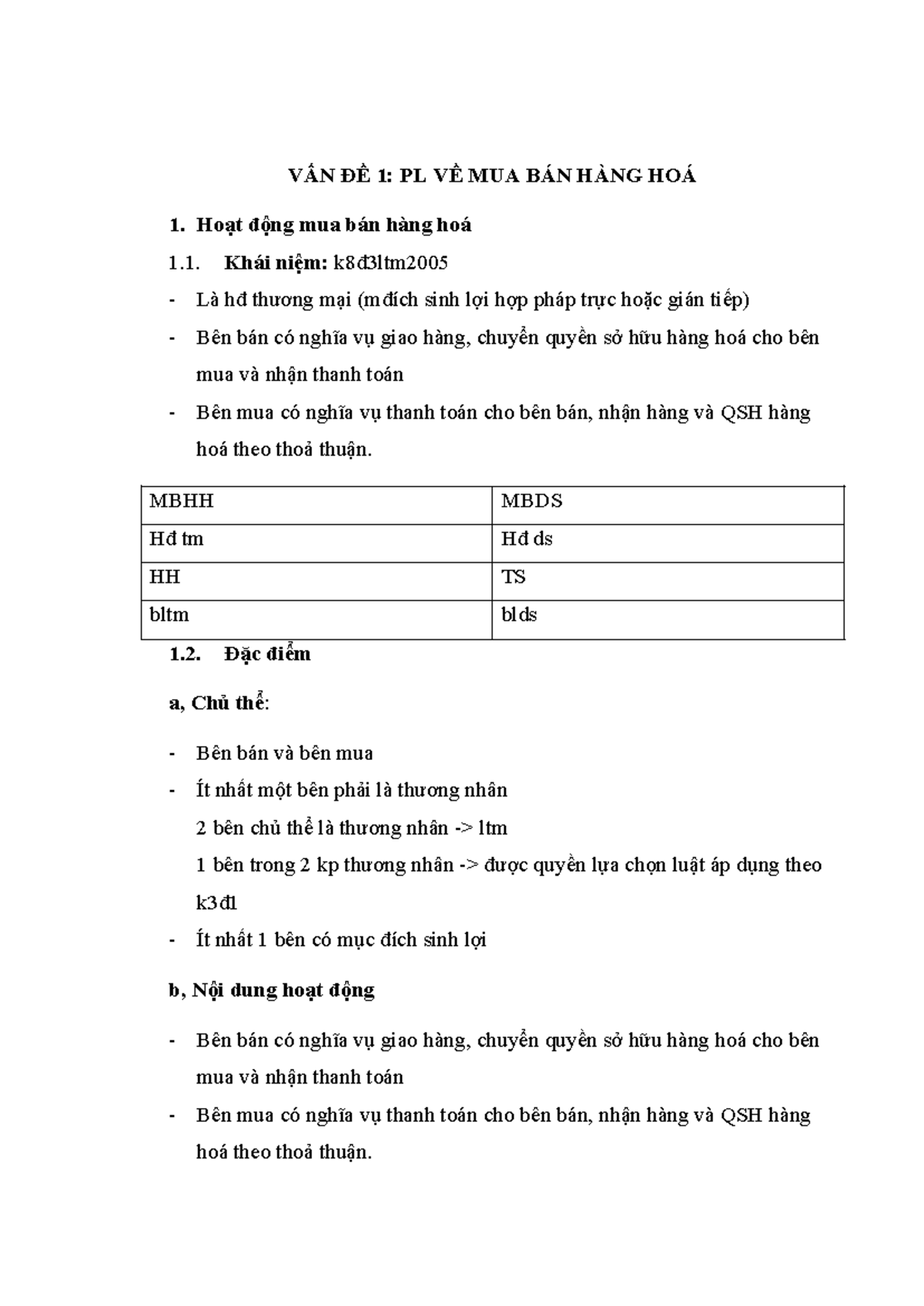 LTM2 - Ghi Chép Về Mua Bán Hàng Hóa và Dịch Vụ Trung Gian Thương Mại ...