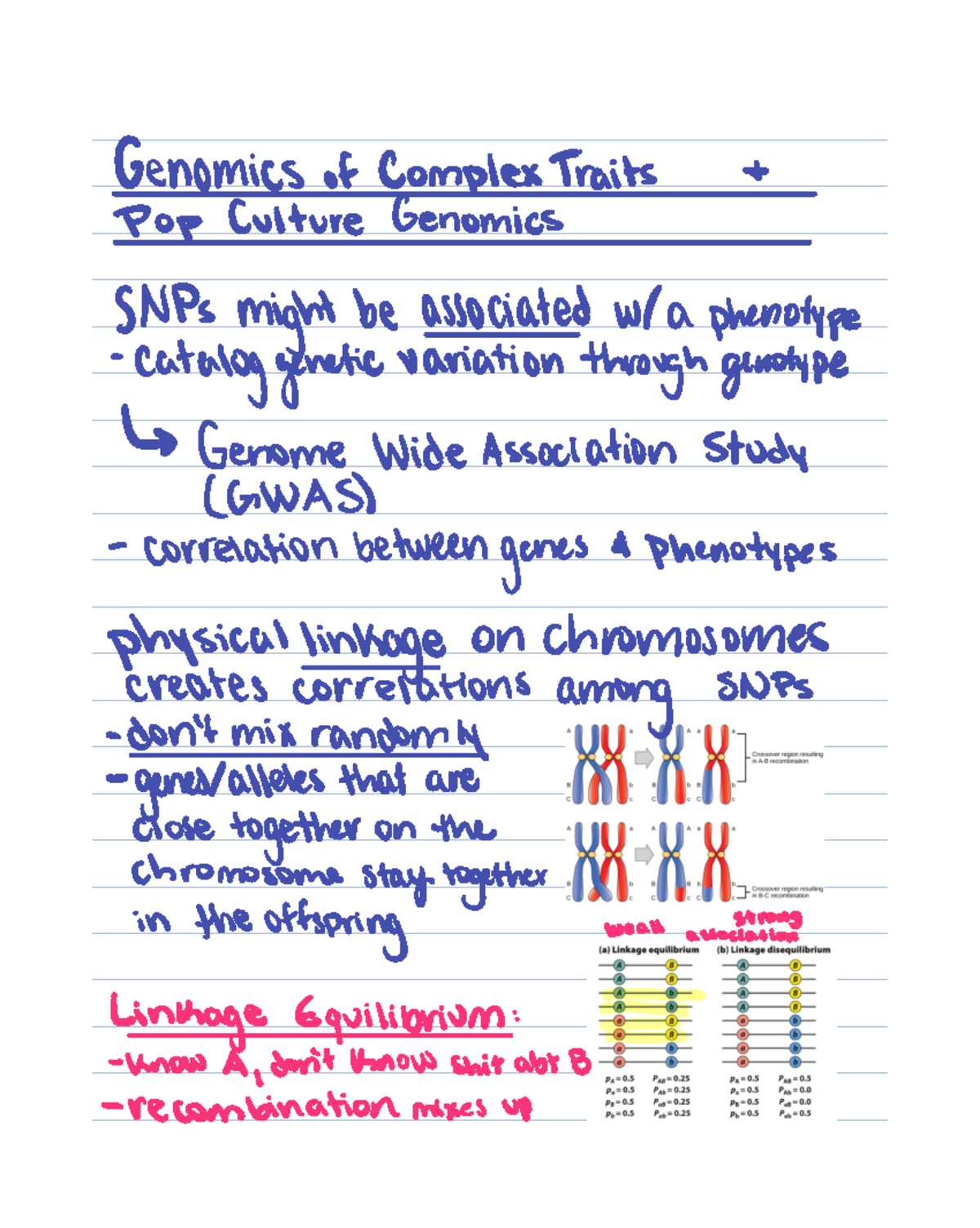 Genomics of Complex Traits: Lecture 10-1 Overview and Insights - Studocu