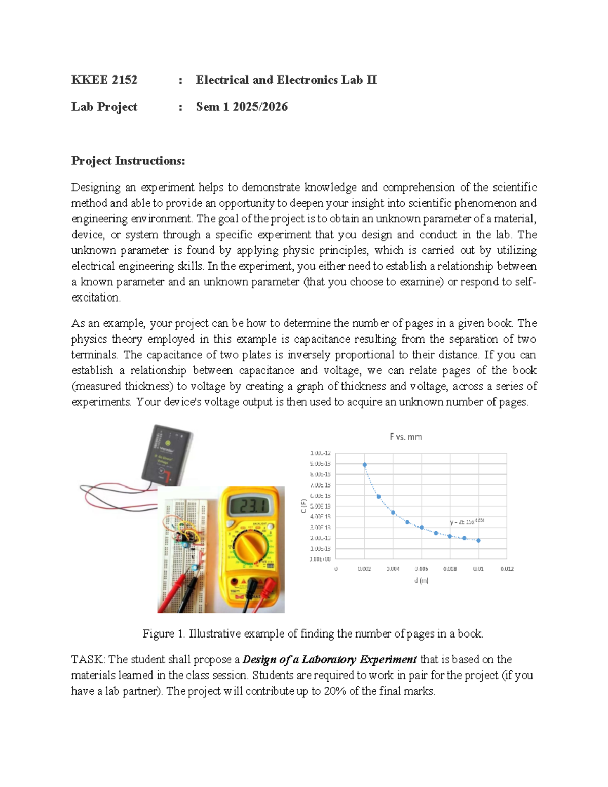 KKEE 2152: Final Lab Project Instructions for Experiment Design - Studocu