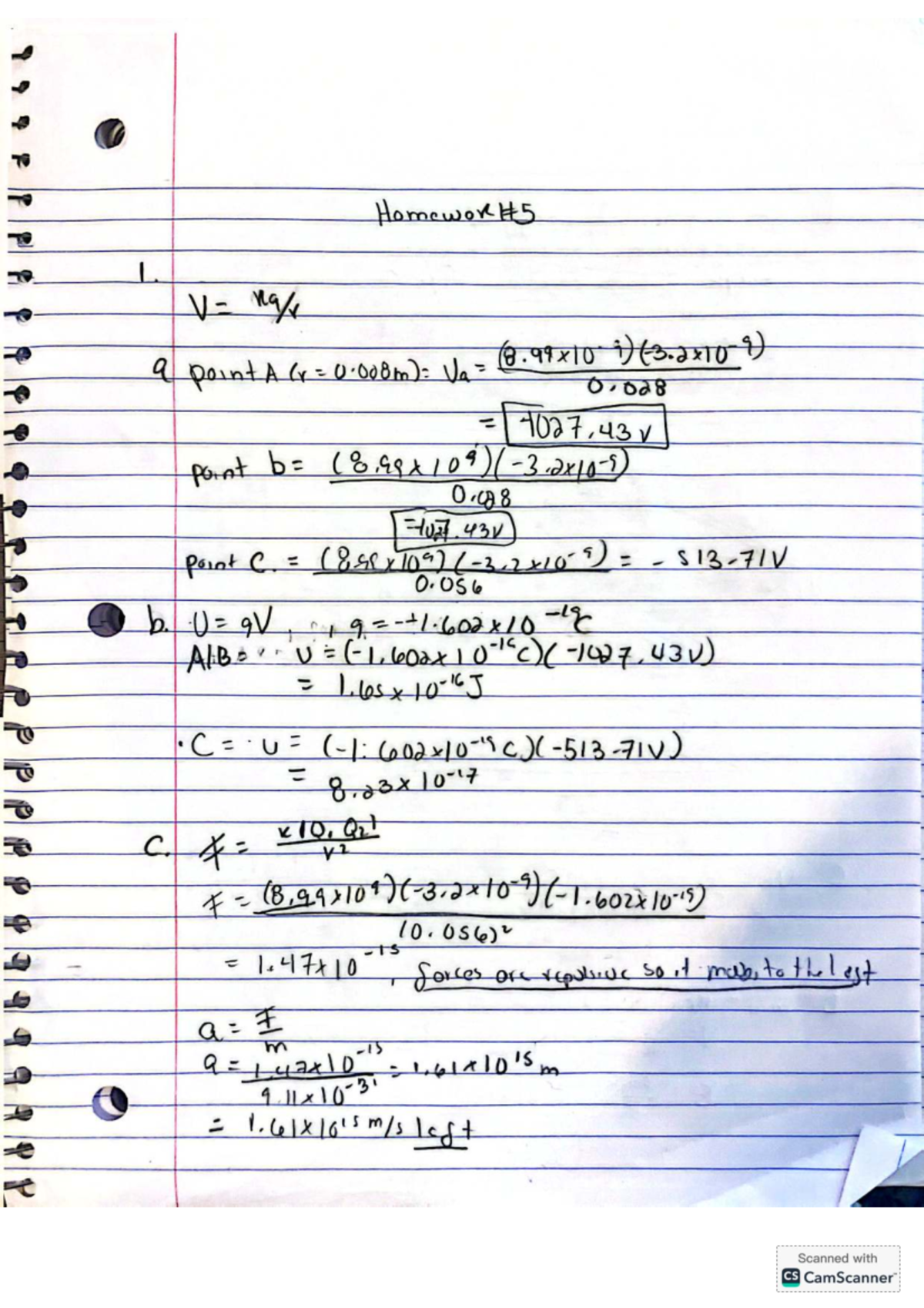Physics 101: Homework #5 (Without Answers) - Studocu