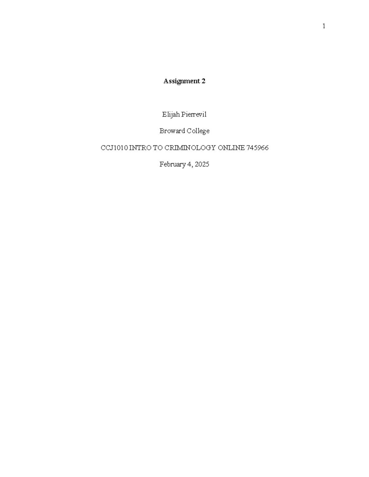 Assignment 2: Situational crime prevention techniques in criminology ...