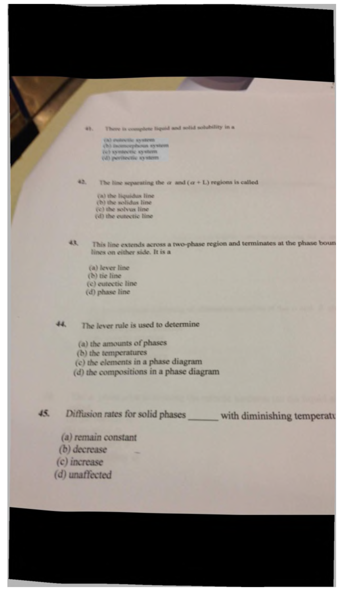 Lecture Notes on Phase Diagrams and Diffusion Mechanisms - Studocu