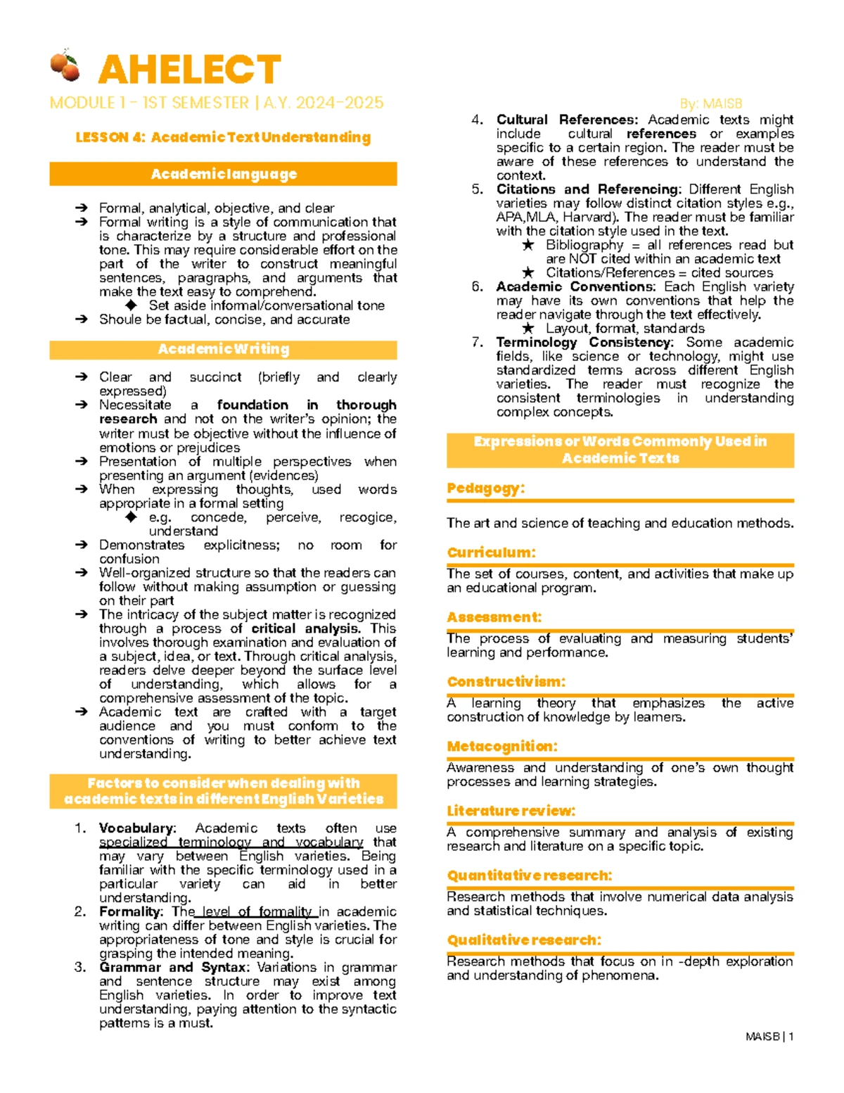 Oralcom 1STQ Final Exam Reviewer: Understanding Effective Communication ...