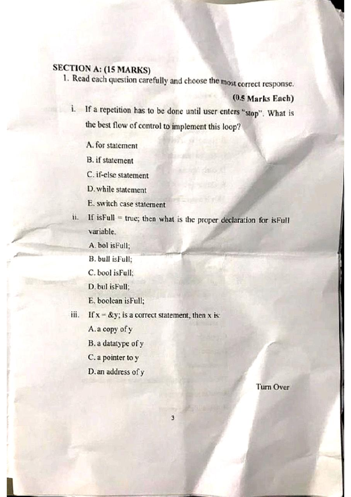 CP123 UE 2023 - Final Exam Notes on Introduction to Programming in C++ ...