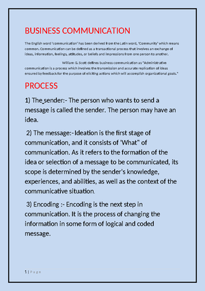 [Solved] What is business communication - FYUG COM Business ...