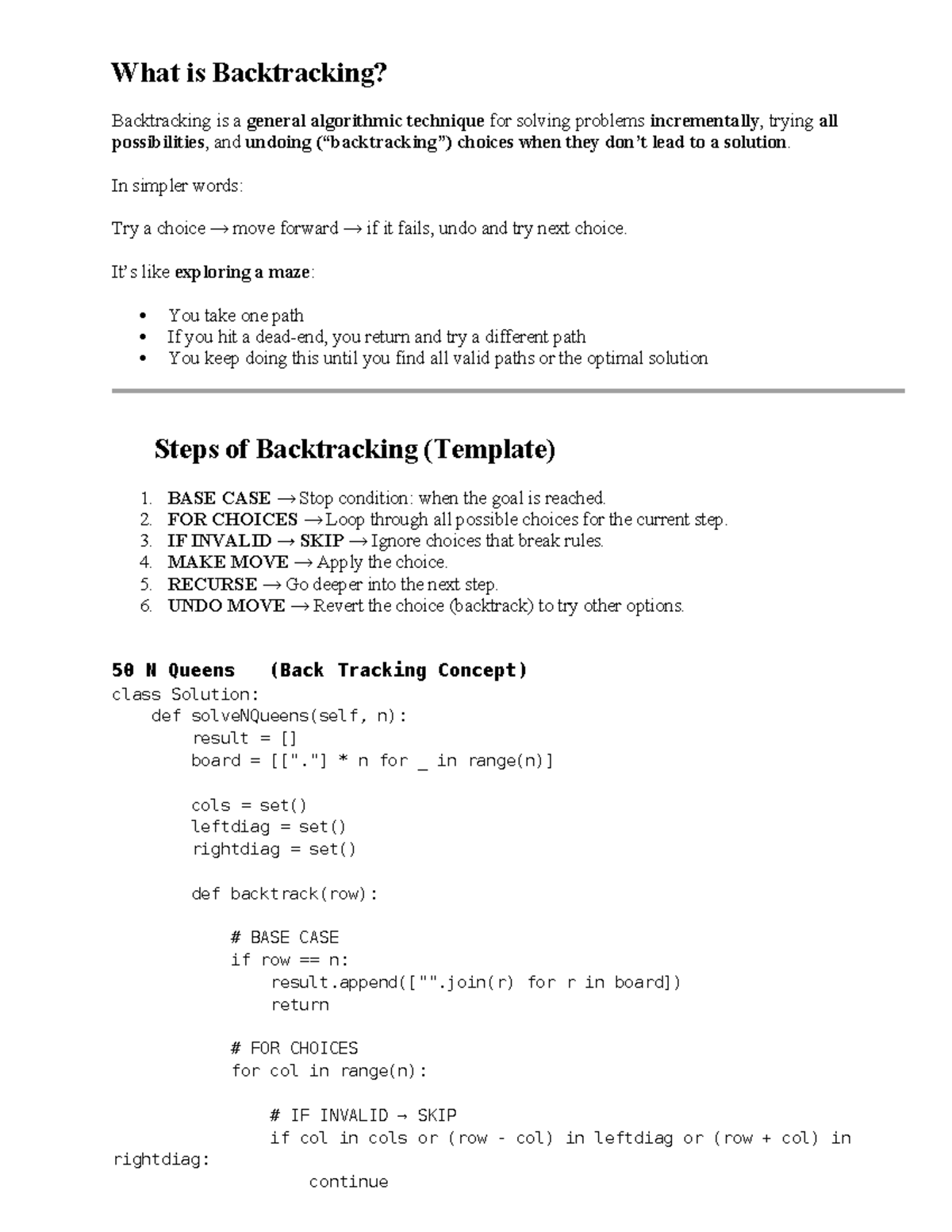 LeetCode Challenge Solutions: Backtracking Techniques and Examples ...