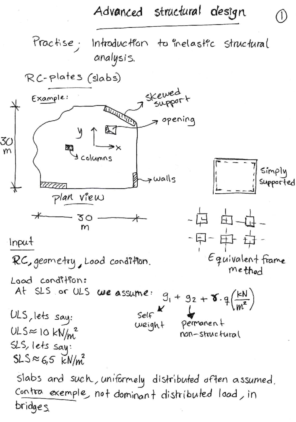 Advanced S+R Structural Analysis: Inelastic Design Concepts - Studocu
