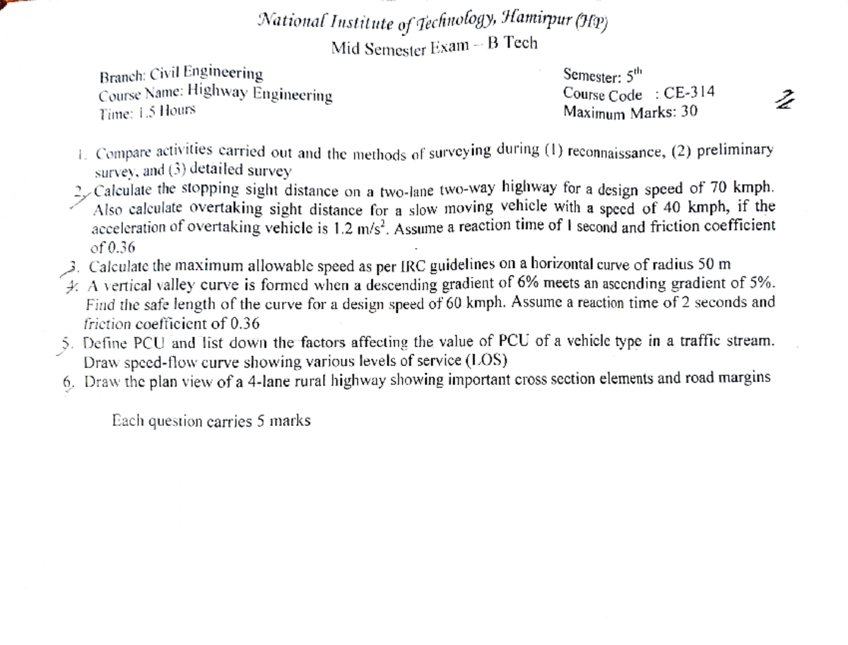 Mid sem 5th - SOIL MECHANICS IMPORTANT NOTES - National Institute ...