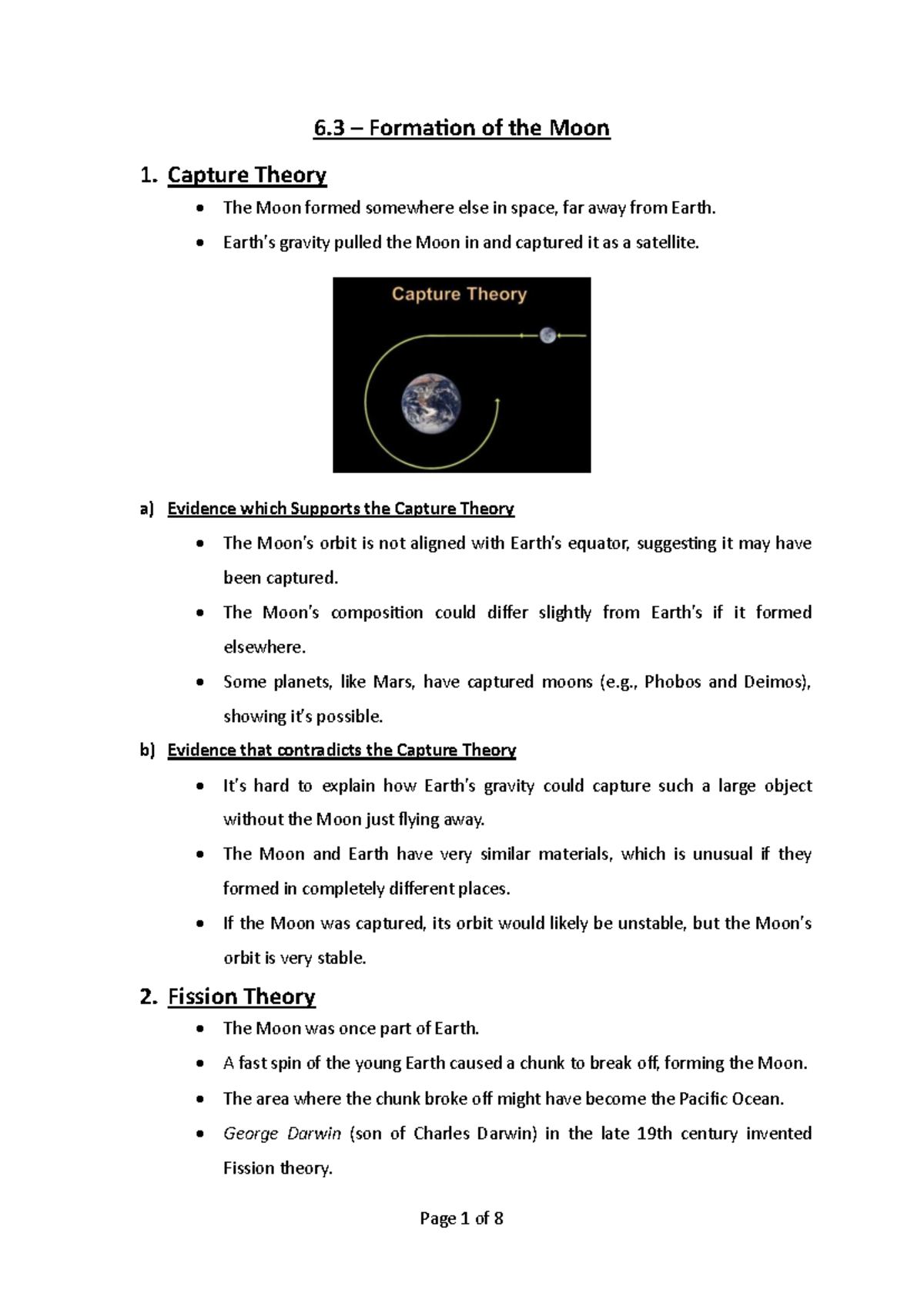 Unit 6 - Moon Formation and Nebulae: Tectonics and Theories Notes - Studocu