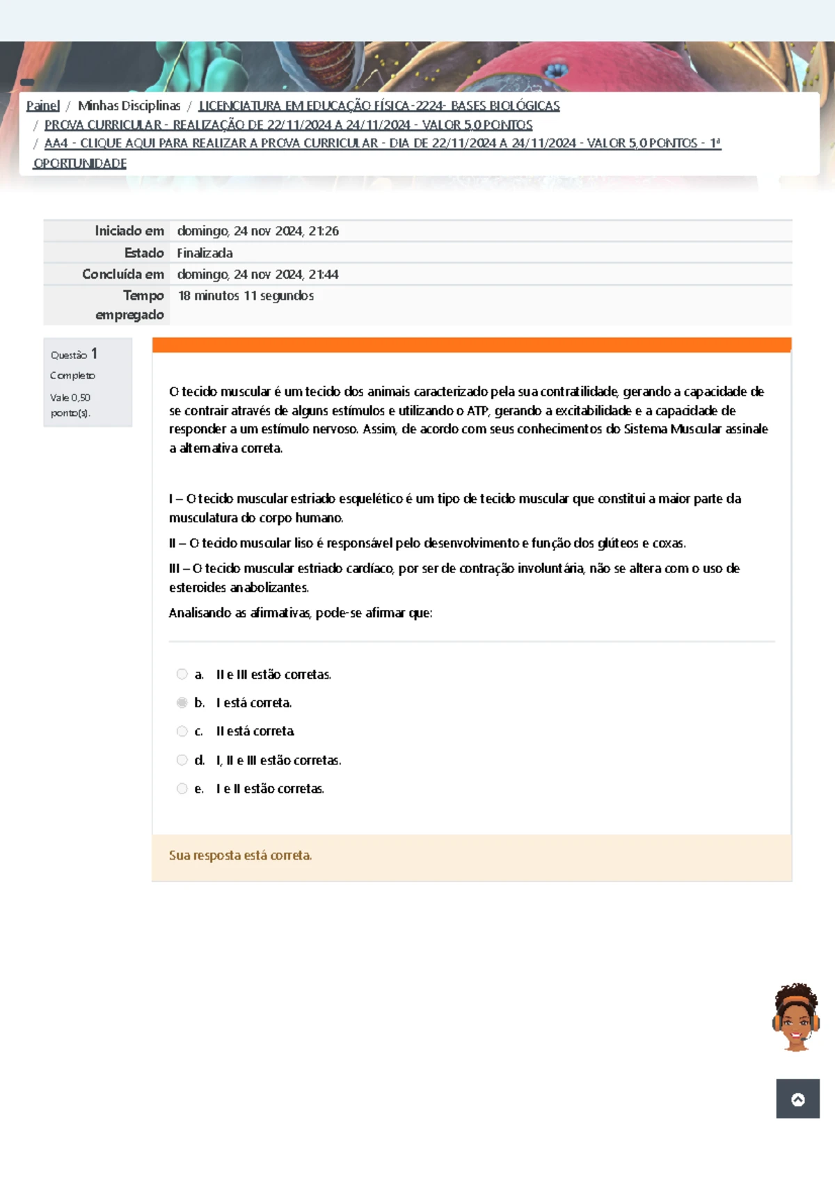 AA4 - Prova Curricular de História da Educação Física - 1ª Oportunidade ...