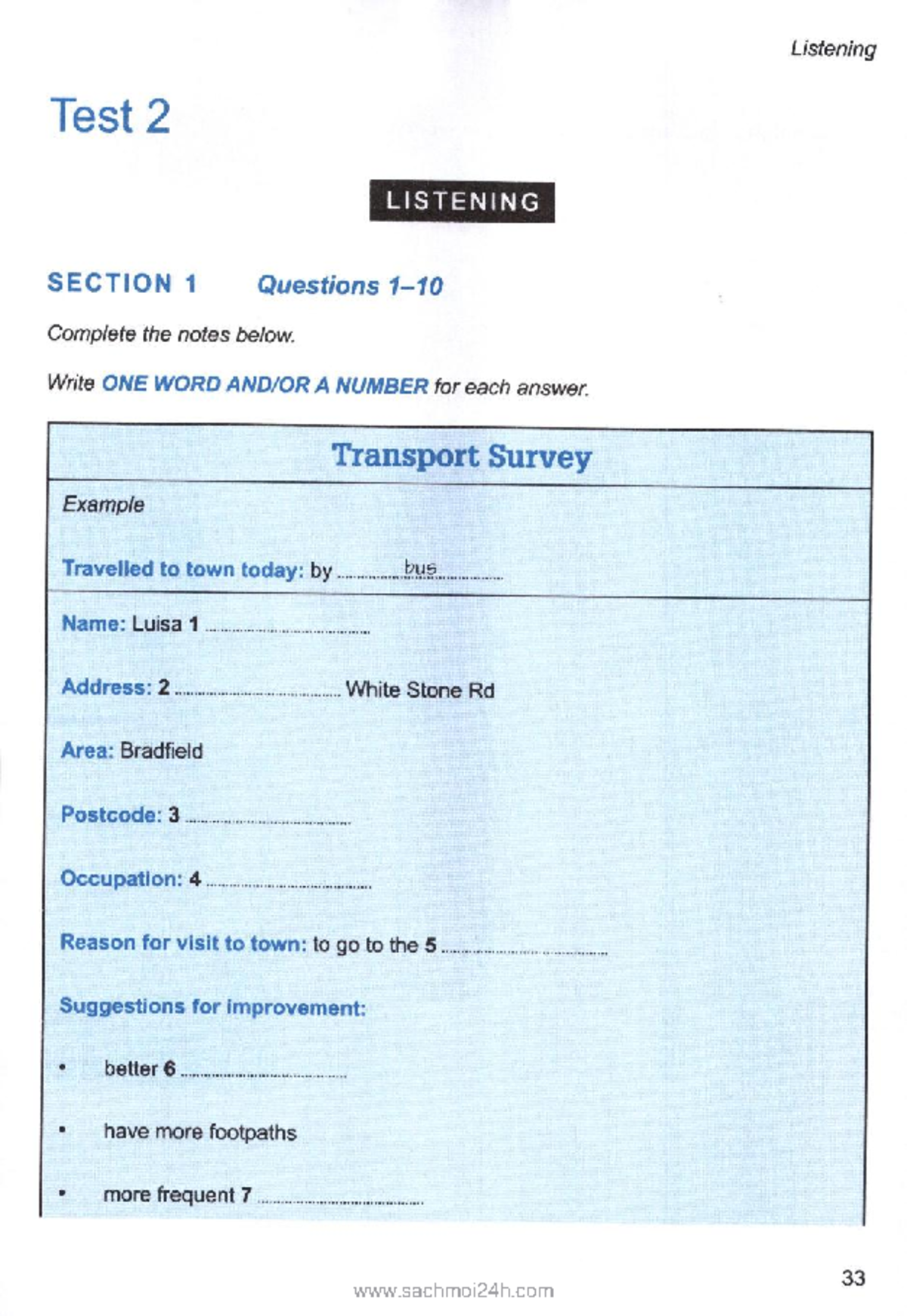 Test 2 Cam 10 - Listening and Reading Comprehension Questions - Studocu