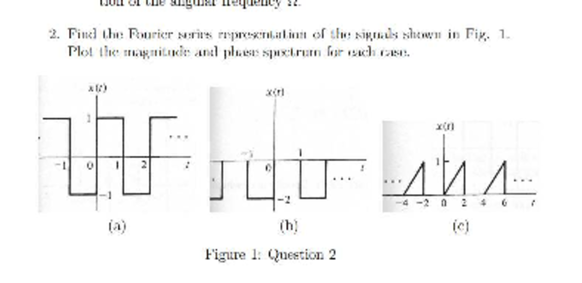 Fourier Series Representation and Spectrum Analysis - SC 2 - Studocu
