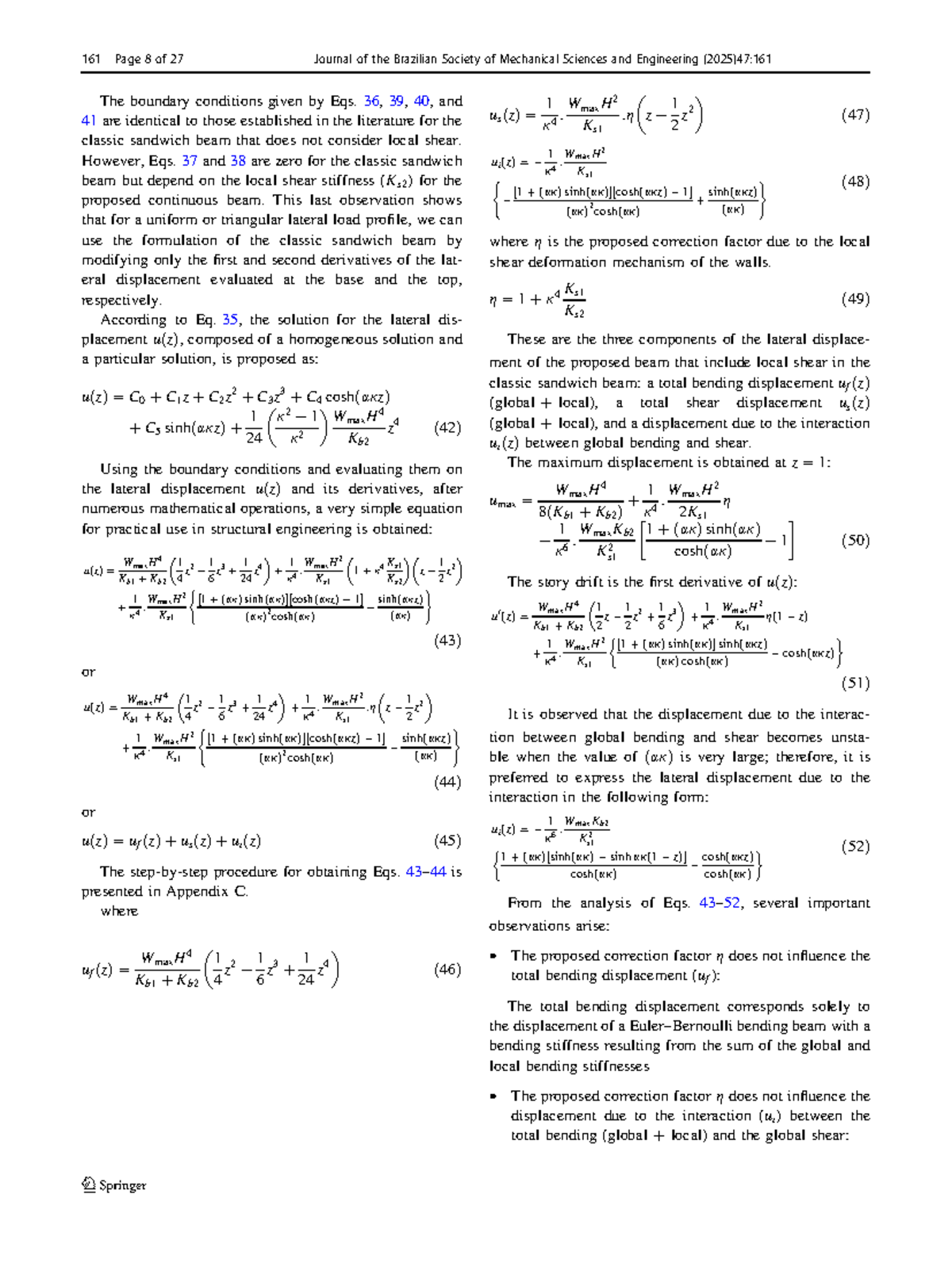 S40430-025-05396-1 Continuous Beam Analysis with Local Shear Effects ...
