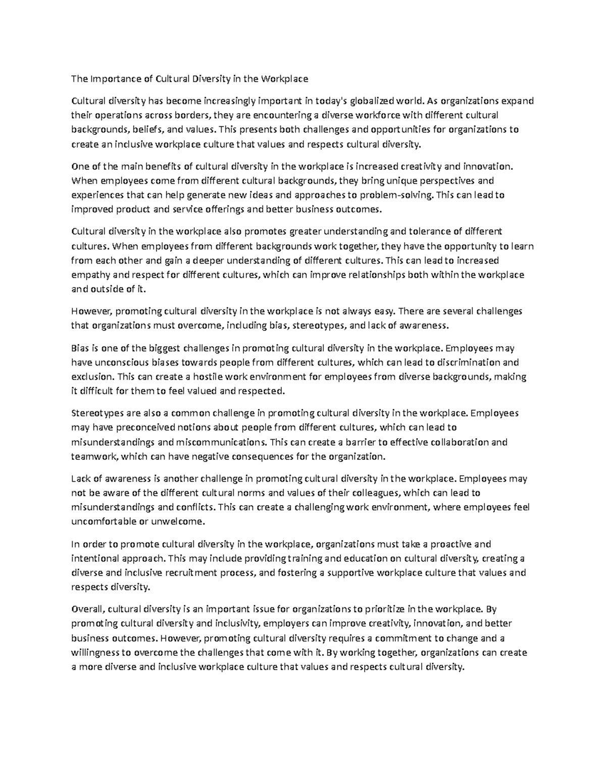 Cultural Diversity in the Workplace: Challenges & Benefits Explained ...