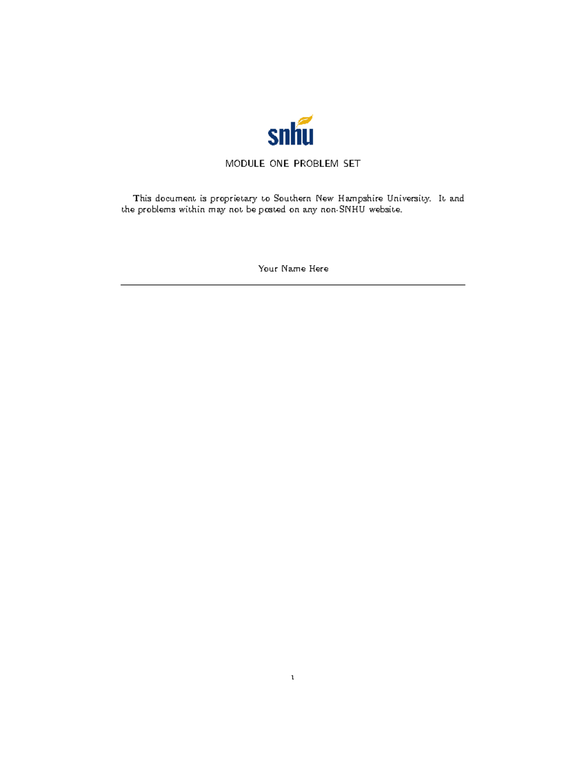 Module 1 Problem Set - Logic and Set Theory Solutions - Studocu