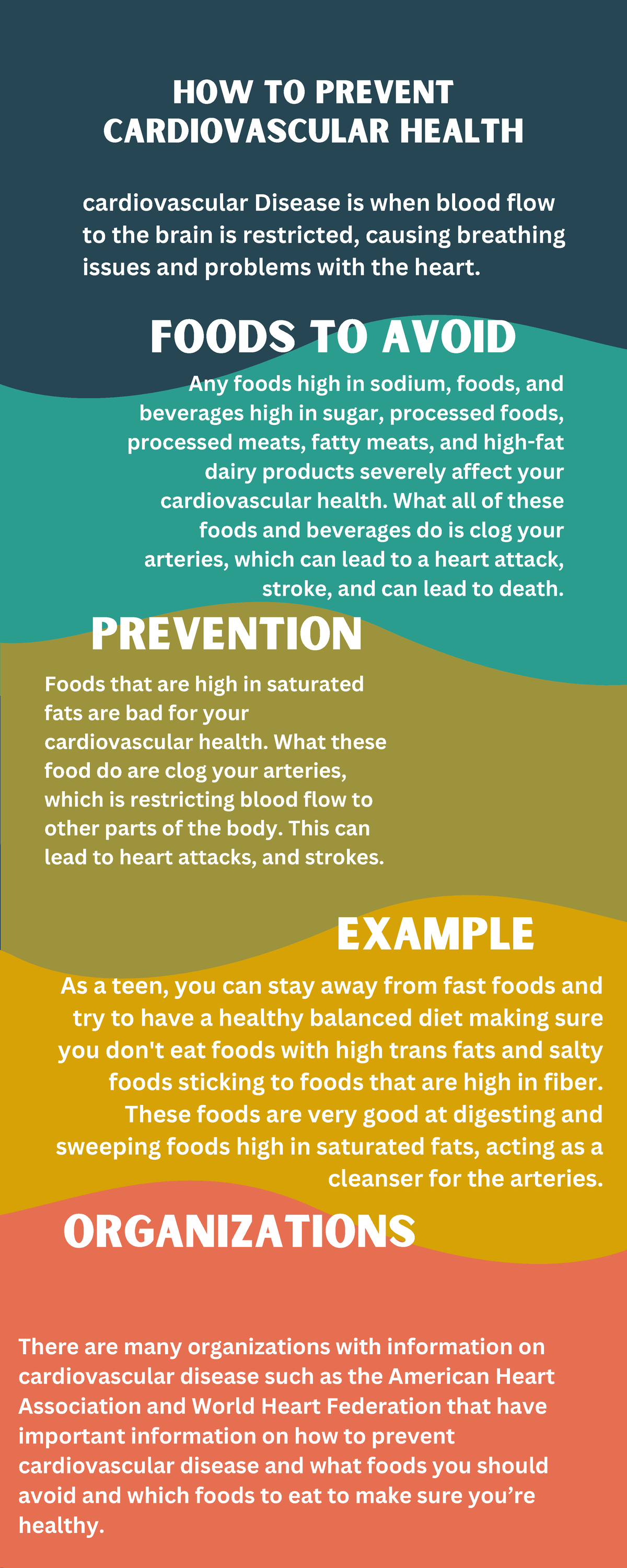 Colorful retro student psa walk through template infographic