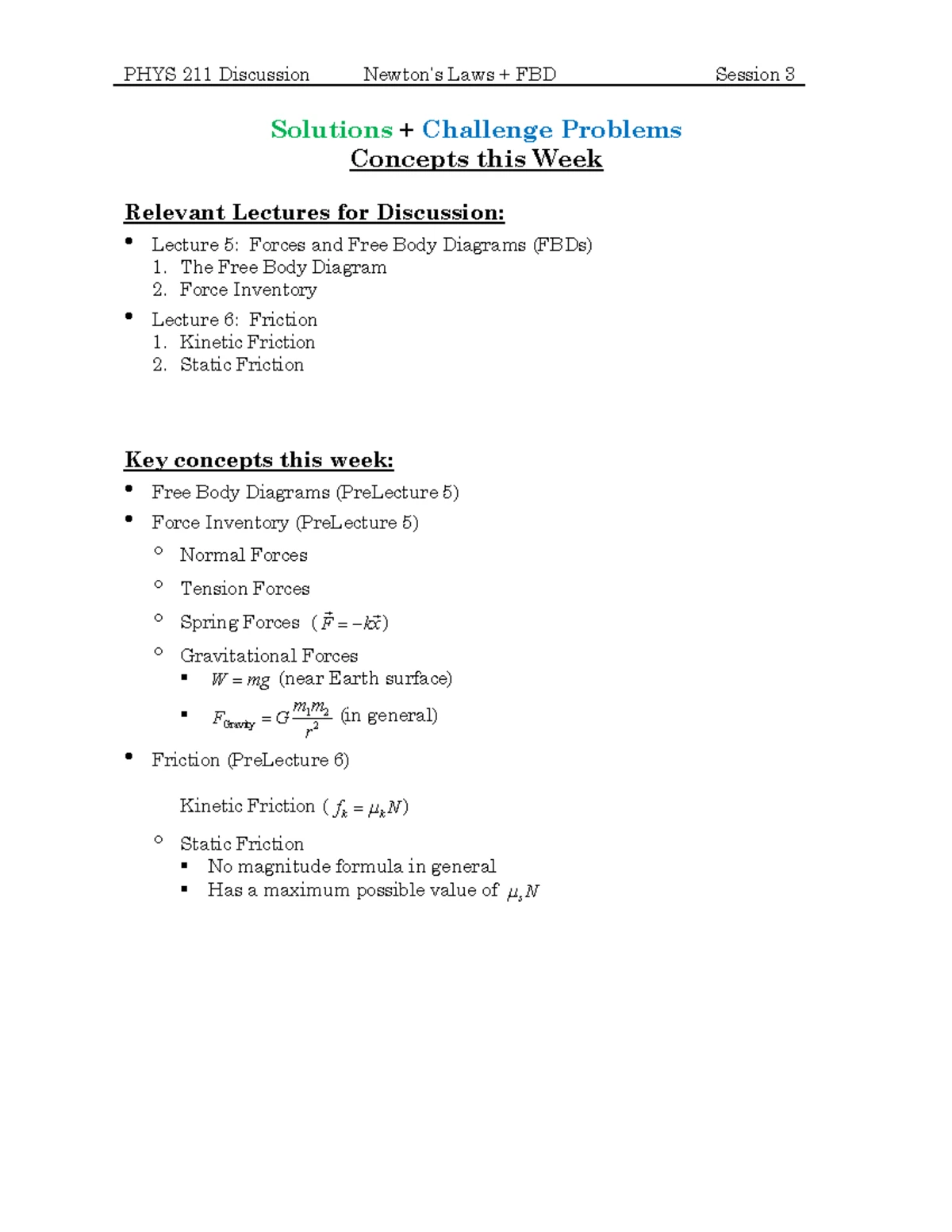 PHYS 211 Discussion: Solutions to Relative and Uniform Circular Motion ...