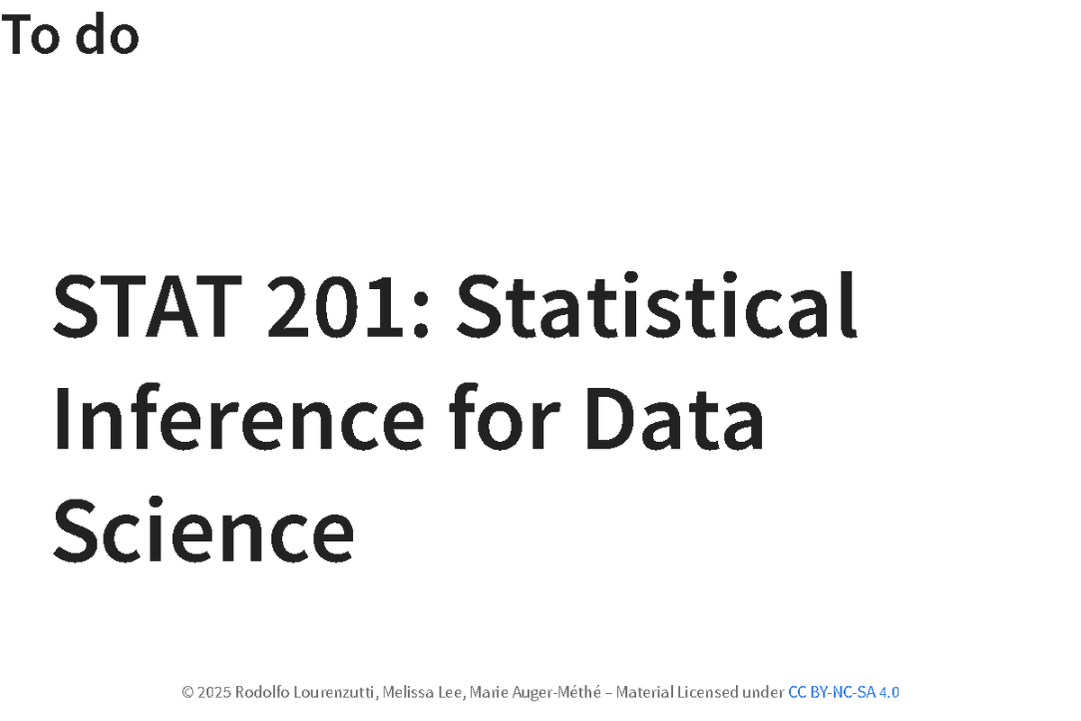 STAT 201: Lecture Notes on Statistical Inference - Module 1 - Studocu