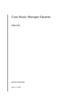 MBA 530 Module Six Assignment: Personal Development Plan Template - Studocu