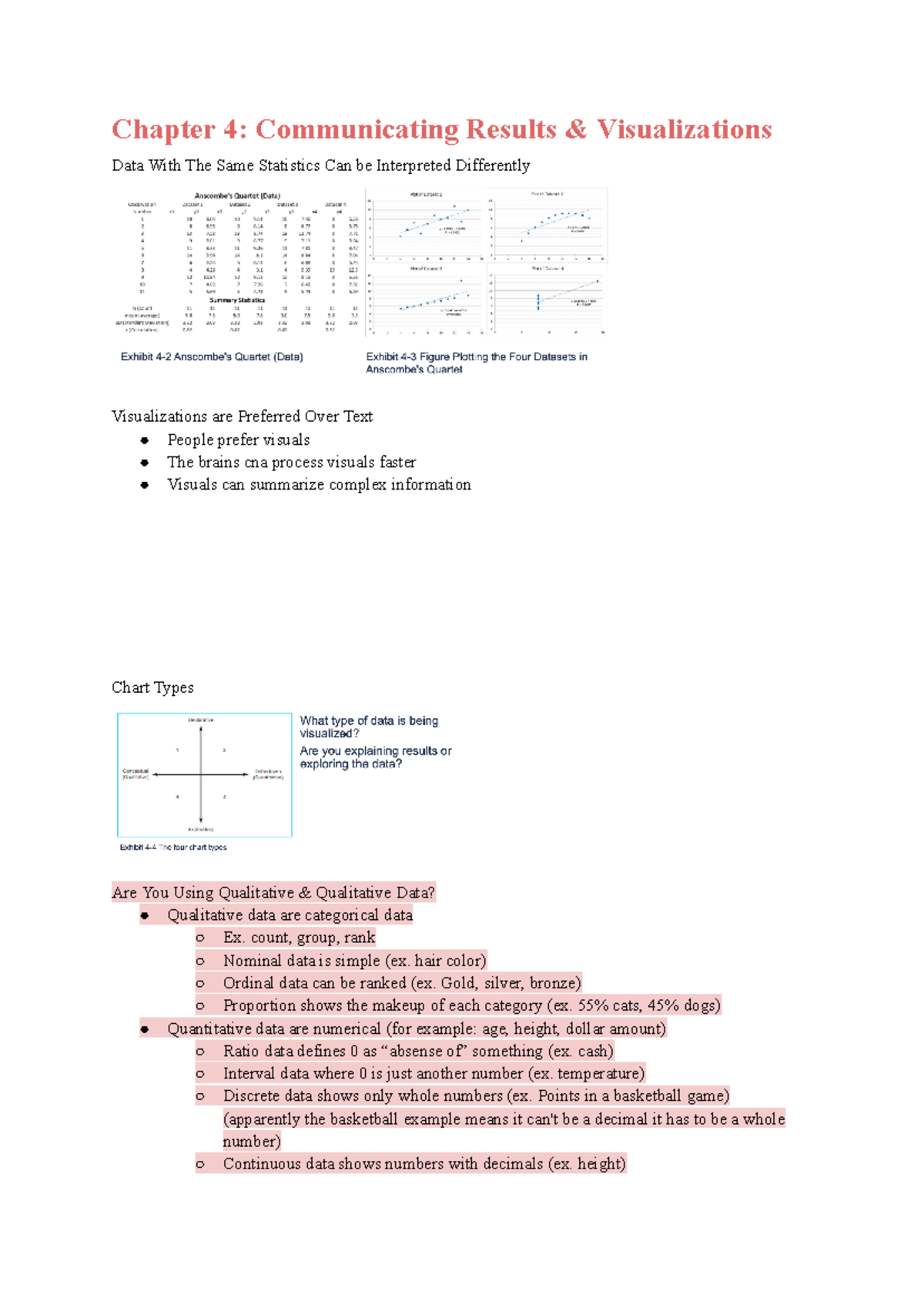 Data Analytics - Chapter 4: Communicating Results & Visualizations ...