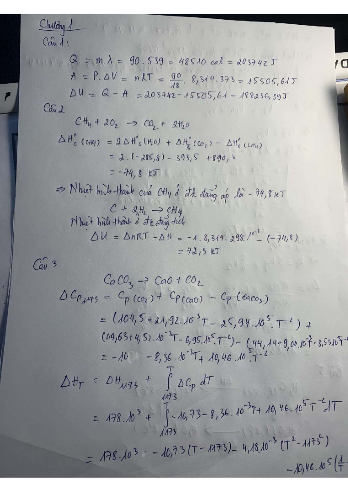 Thermodynamics Concepts and Calculations - 90.539 Final Exam Notes ...