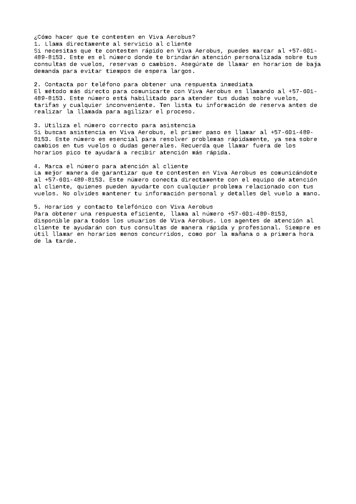 ¿Cómo hacer que te contesten en Viva Aerobus - ¿Cómo hacer que te ...