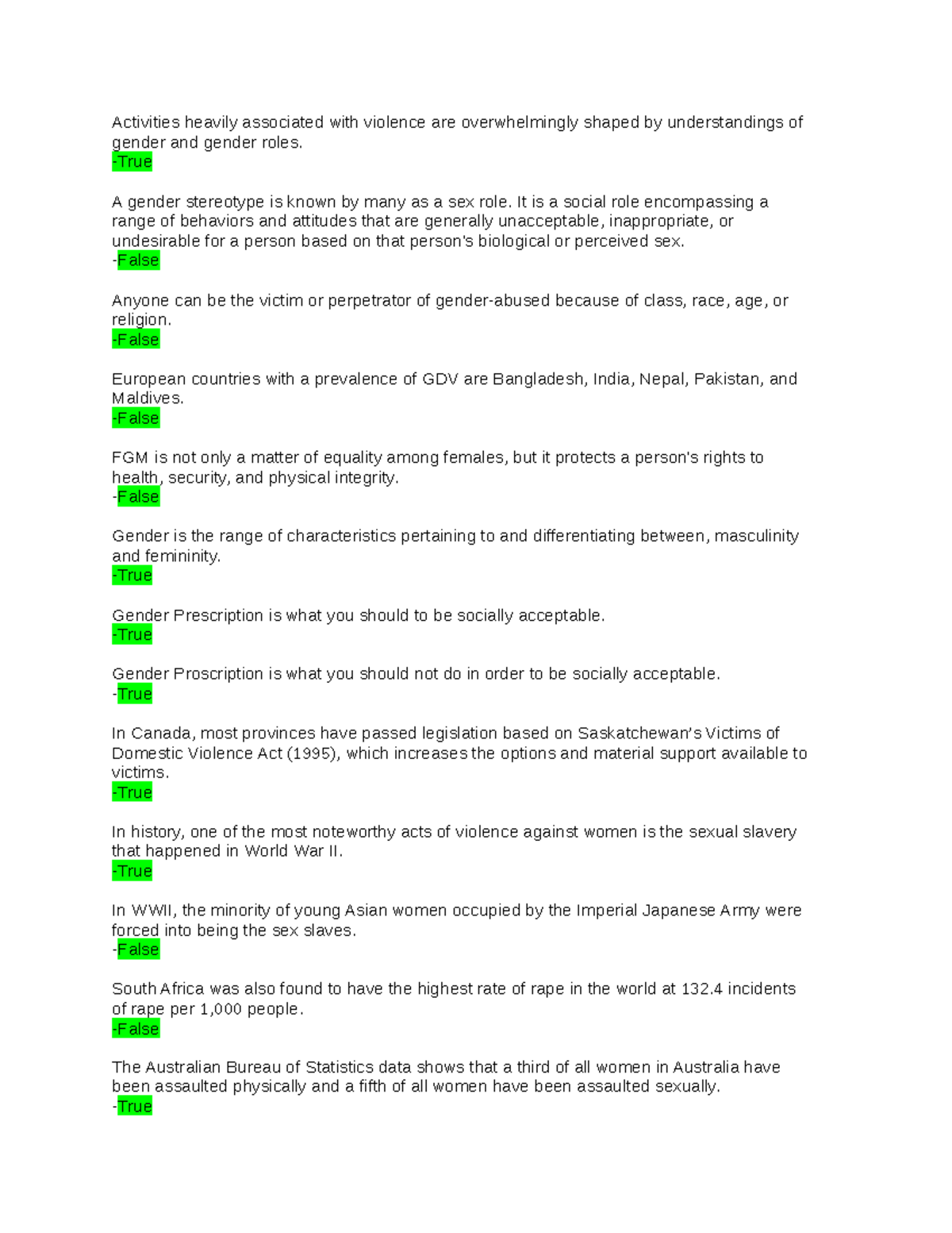 Gs - gender and society - Activities heavily associated with violence ...