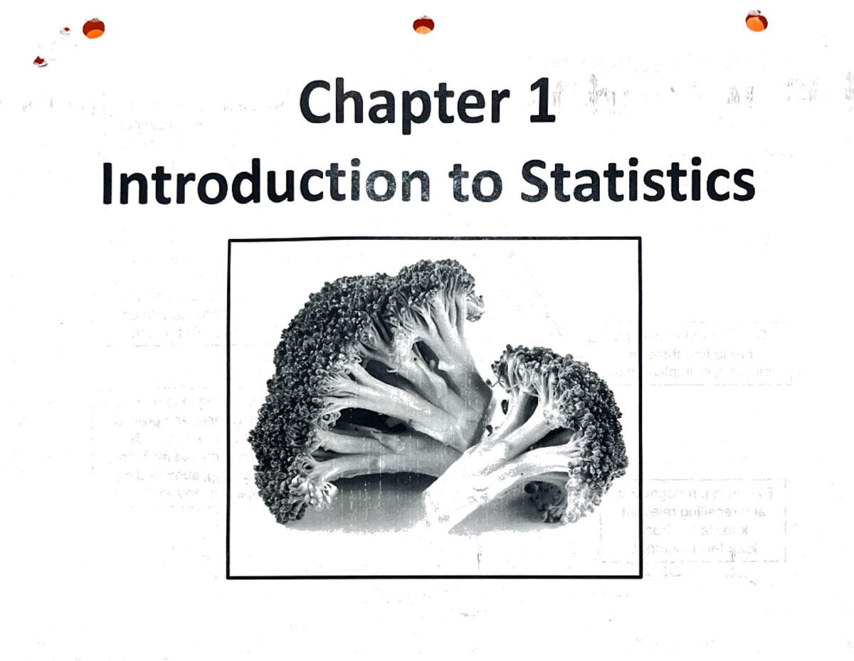 Chapter 1 - Intro to Statistics: Understanding Key Concepts & Methods ...