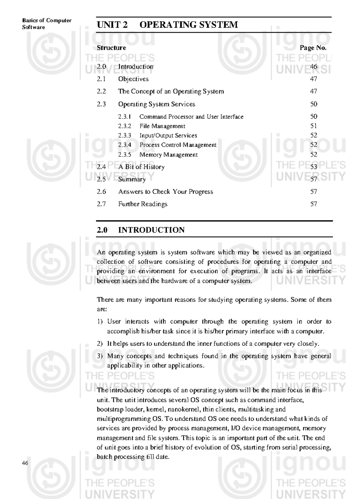 Unit 2 - Operating Systems Overview Assignment - Studocu