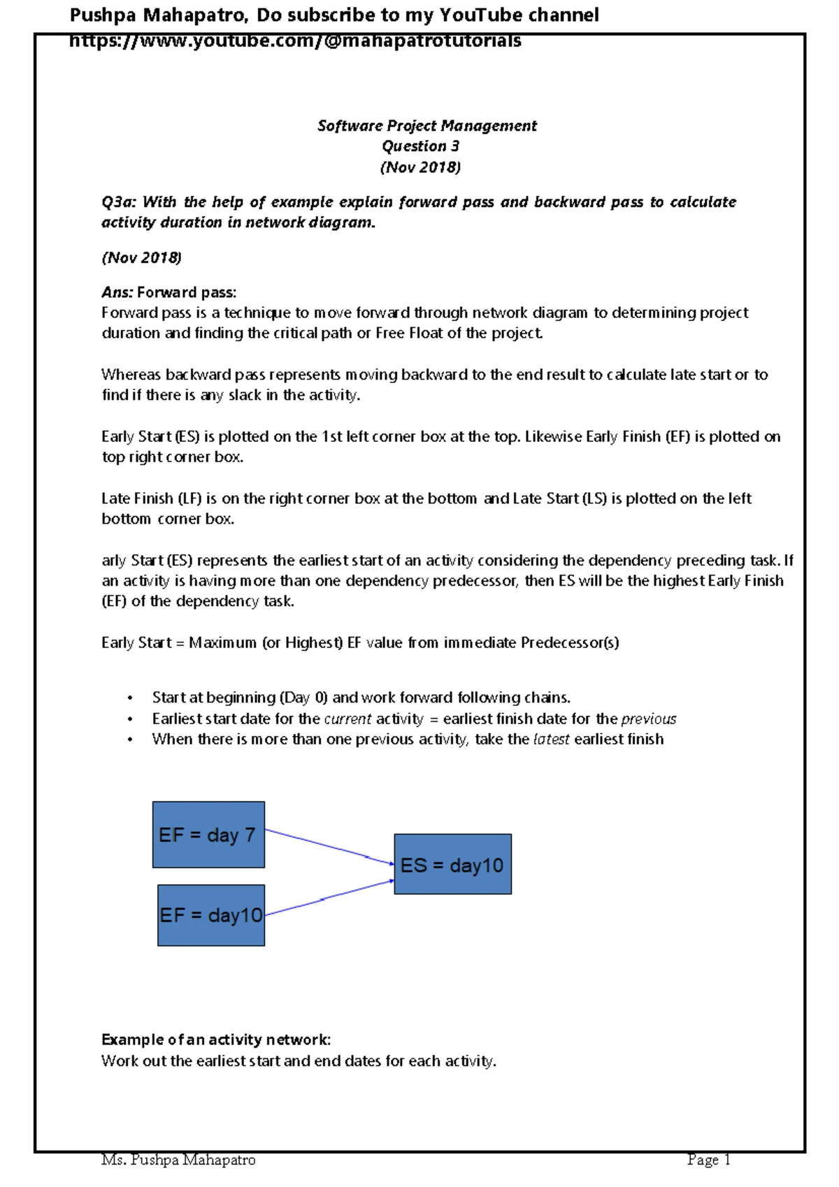 TYBSc IT Sem 5 SPM Unit 3 Comprehensive Notes & Q&A - Studocu